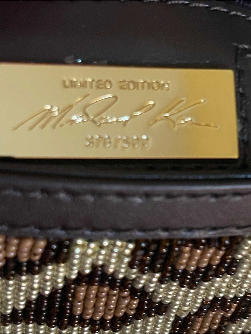 NWT Michael Kors Bradshaw beaded limited edition leopard bag - Picture 9 of 14